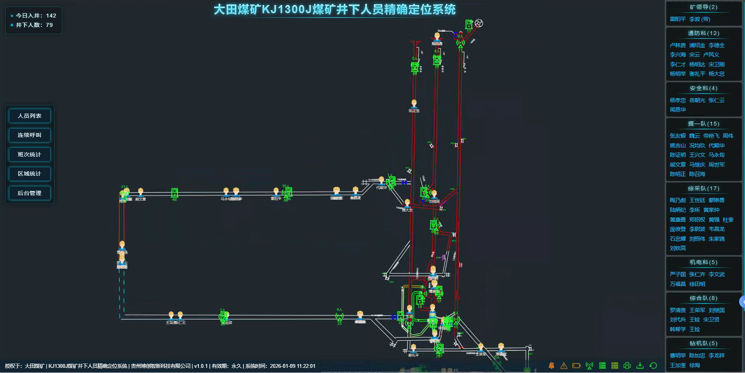 KJ1300J矿井人员精确定位系统应用案例
